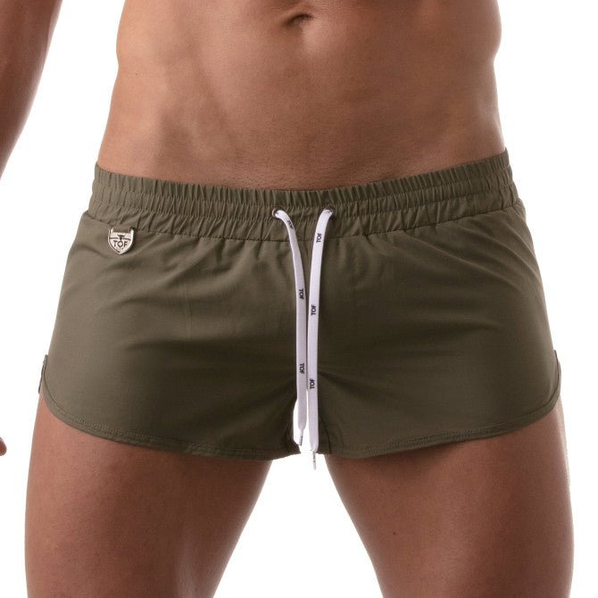 Beach Swim Shorts Khaki - noodosz - TOF Paris - 