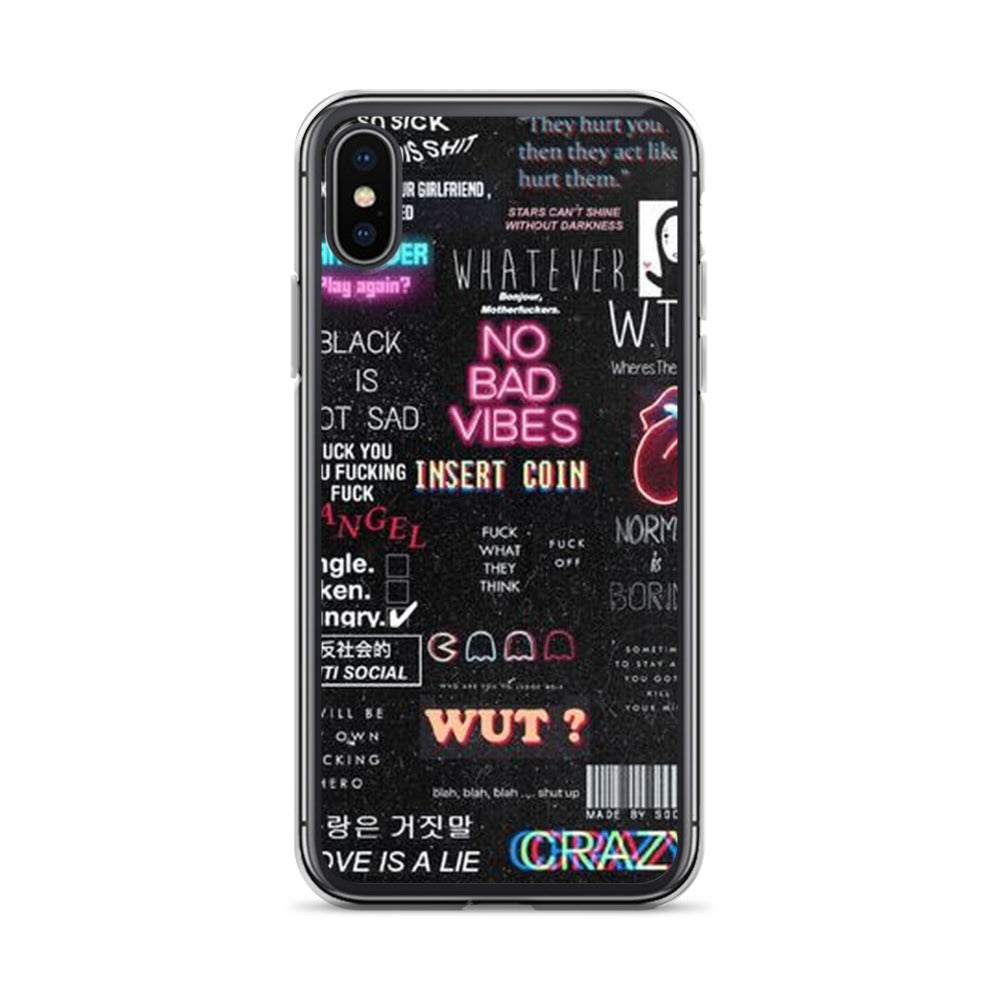 No bad vibes iPhone-Hülle