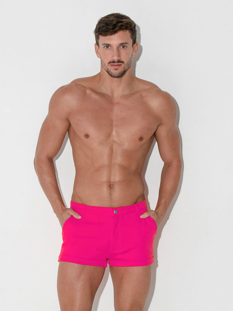Code 22 FUCHSIA MINI Chino Shorts - 9720 - noodosz Code 22 FUCHSIA MINI Chino Shorts 9720, kurze Hose Code 22 Kleidung & Accessoires:Herren:Herrenmode:Shorts & Bermudas nudosz.myshopify.com