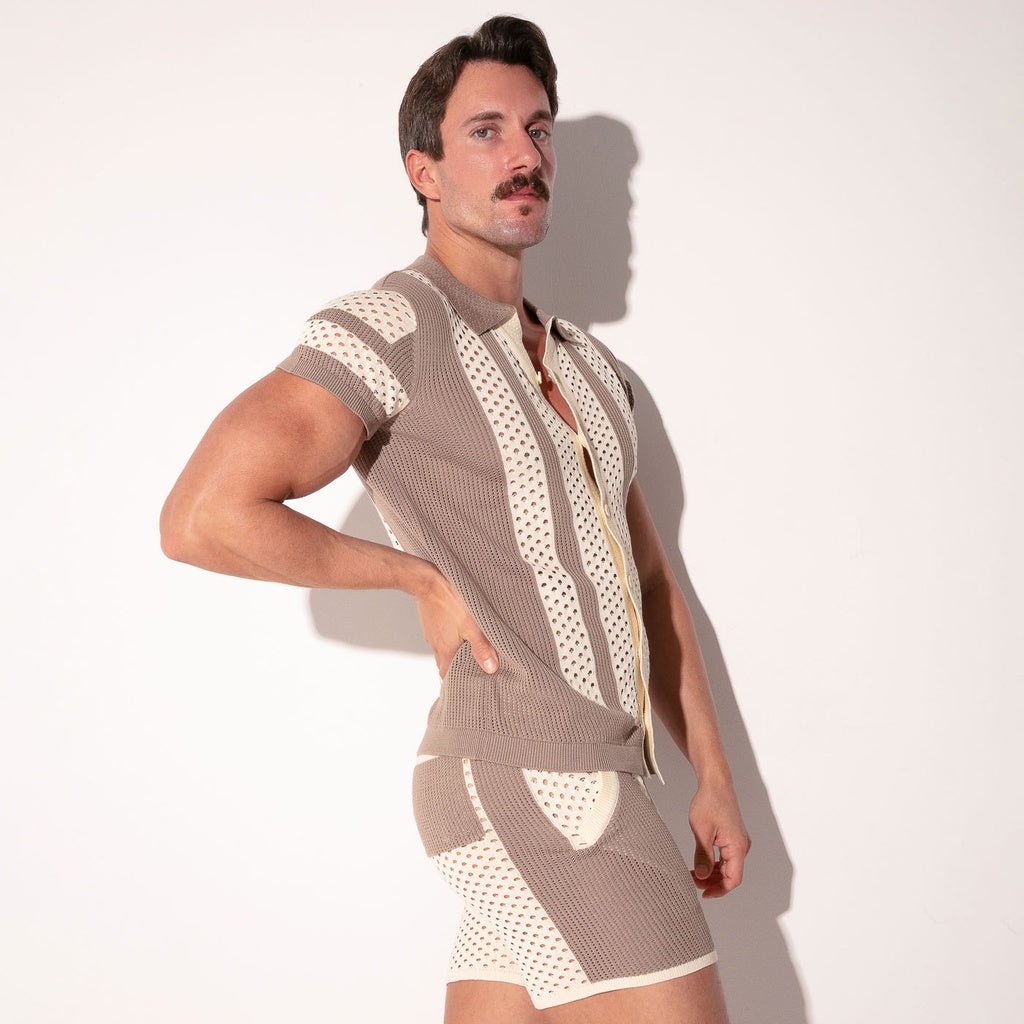 CODE 22 MOSAIC SHIRT - 7016 Hemd, Clubshirt - noodosz - Code 22 - 