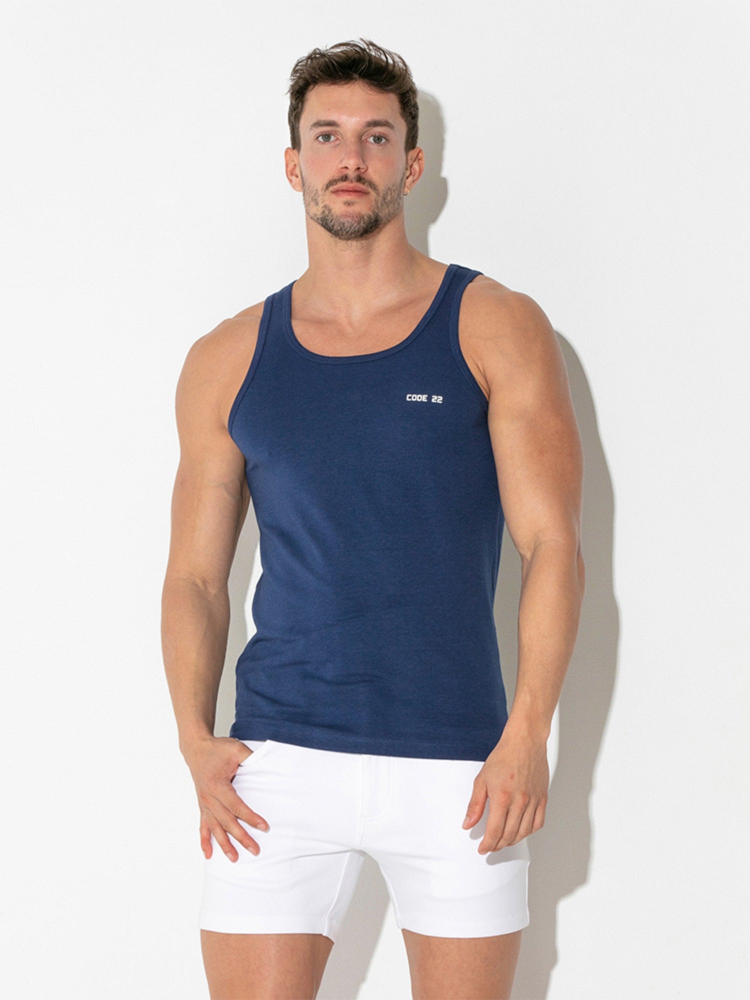 CODE 22 - NEW BASIC Tank Top 3300 - noodosz CODE 22  - NEW BASIC Tank Top 3300 Code 22 Kleidung & Accessoires:Herren:Herrenmode:Fitnessmode:Sporttops nudosz.myshopify.com