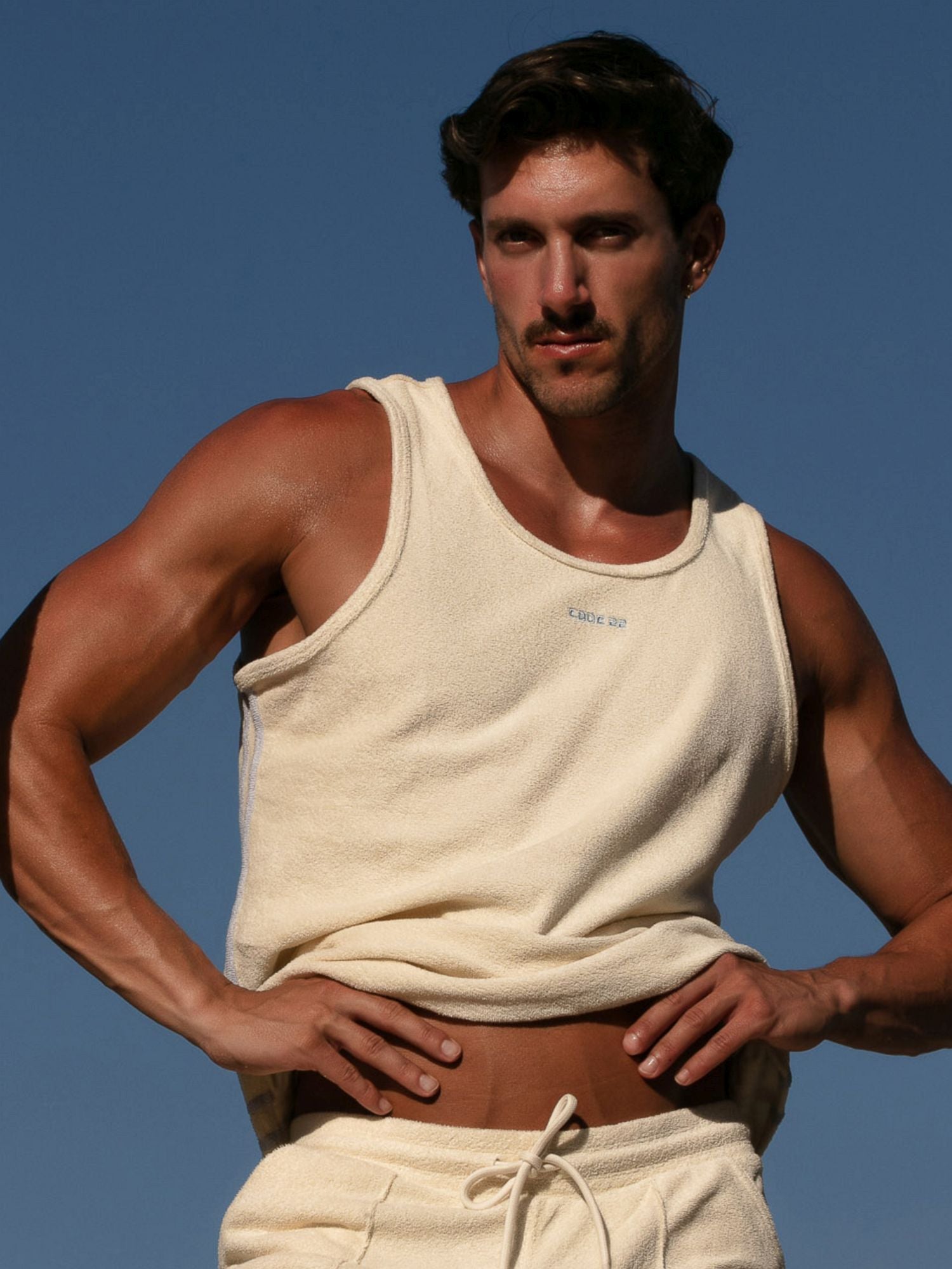 CODE 22 TERRY TANKTOP 9731 - Top aus Frotteestoff - noodosz - Code 22 - Kleidung & Accessoires:Herren:Herrenmode:Fitnessmode:Sporttops CODE 22 TERRY TANKTOP 9731  - Top aus Frotteestoff Code 22 Kleidung & Accessoires:Herren:Herrenmode:Fitnessmode:Sporttops nudosz.myshopify.com