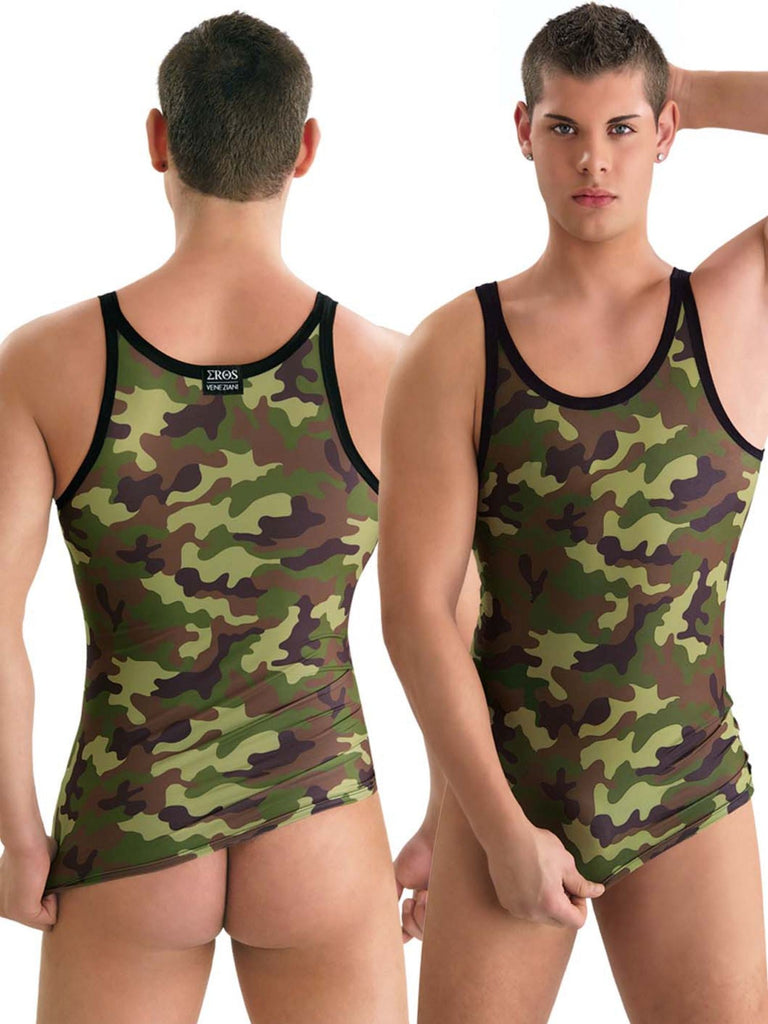 EROS VENEZIANI 7096 Army Tanktop - noodosz EROS VENEZIANI 7096 Army Tanktop Eros Veneziani Kleidung & Accessoires:Herren:Herrenmode:Fitnessmode:Sporttops nudosz.myshopify.com