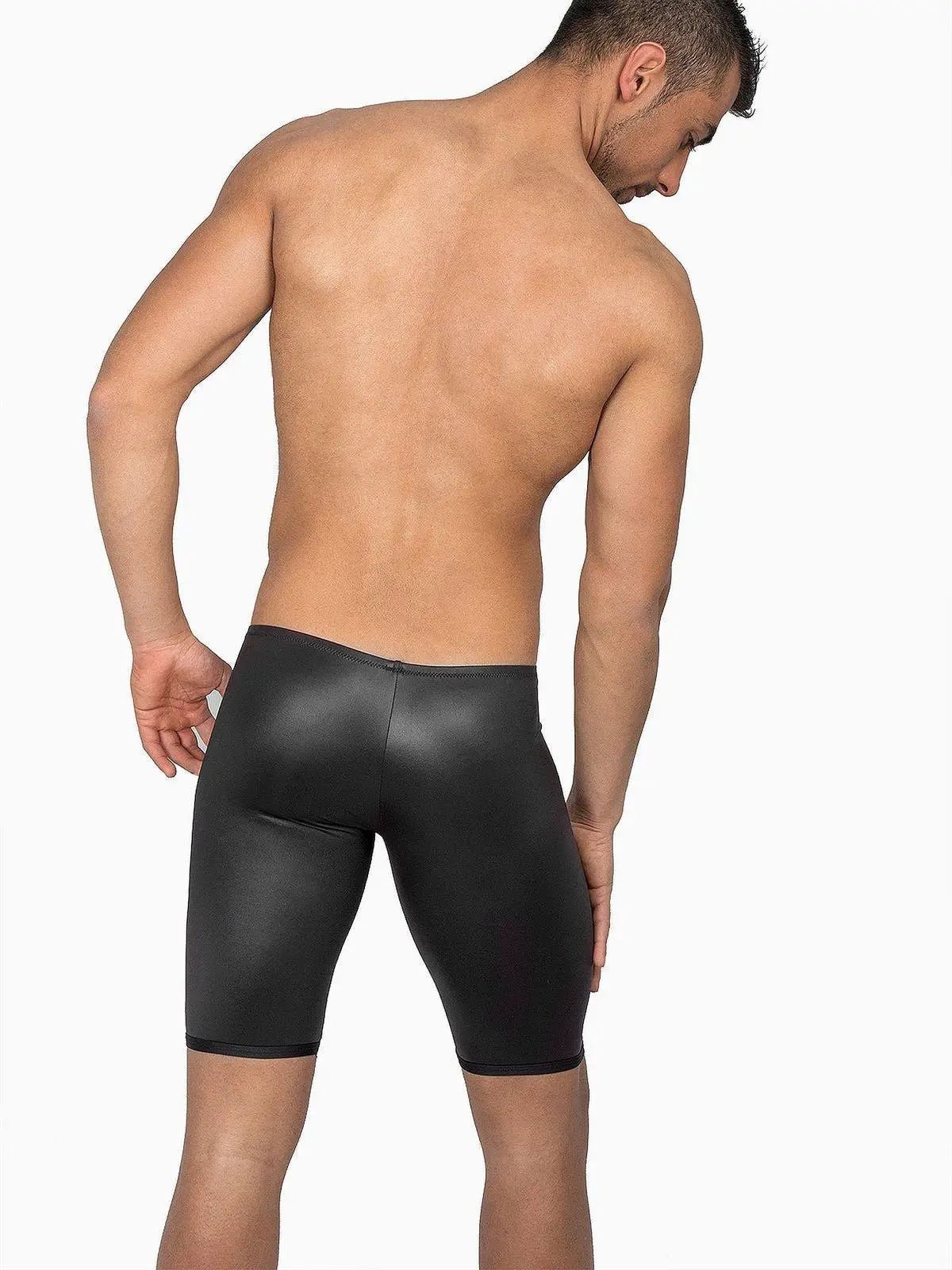EROS VENEZIANI 7281 - Herren Boxer Boxershorts Legging Veganes Leder Fetish - noodosz