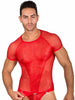 EROS VENEZIANI 7300 - Netz Mesh Tattoo T-Shirt Unterhemd Shirt Party Gogo - noodosz