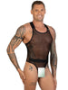 EROS VENEZIANI 7432 String Body Männer Bodysuit Overall Einteiler Bodyshaper Overt - noodosz