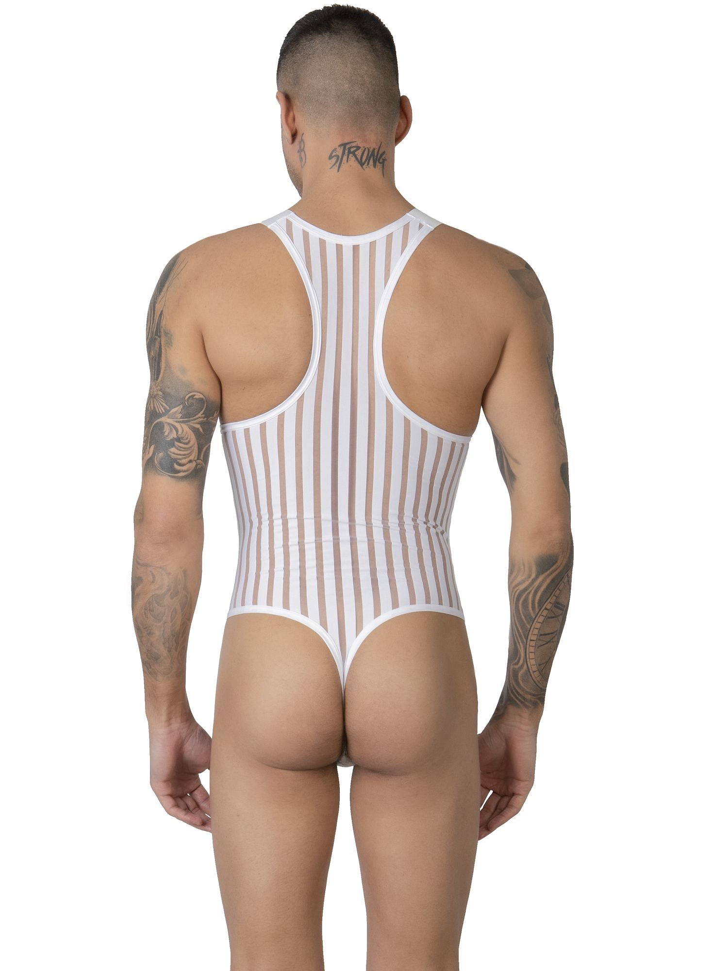 EROS VENEZIANI 7447 - Nadelstreifen Body - noodosz EROS VENEZIANI 7447 - Nadelstreifen Body, Gr. L-XL Eros Veneziani Kleidung & Accessoires:Spezielle Anlässe:Erotik:Herrenunterwäsche nudosz.myshopify.com