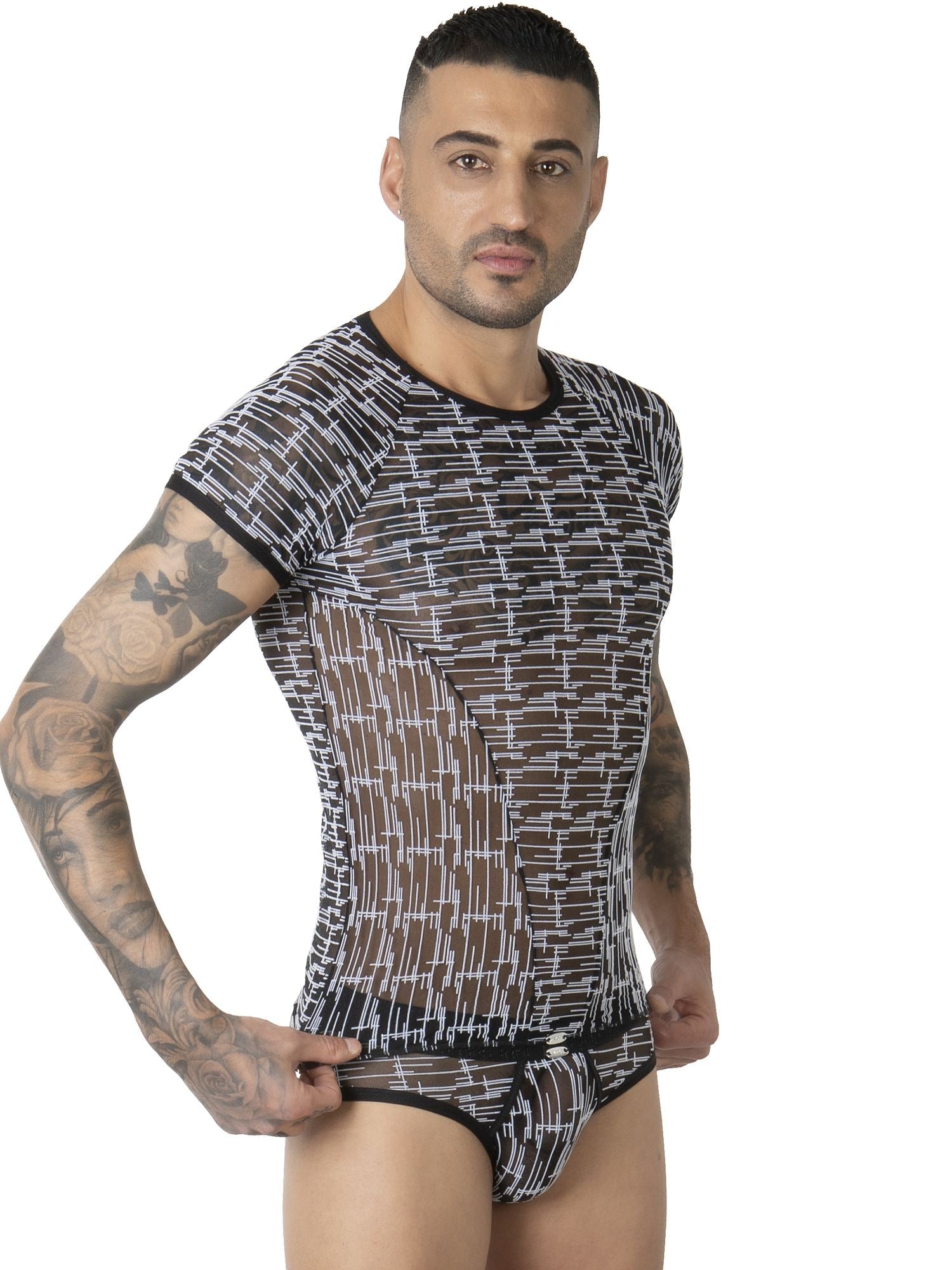 EROS VENEZIANI 7453 - Ausbrenner T-Shirt - noodosz EROS VENEZIANI 7453 - Ausbrenner T-Shirt Eros Veneziani Kleidung & Accessoires:Spezielle Anlässe:Erotik:Herrenunterwäsche nudosz.myshopify.com