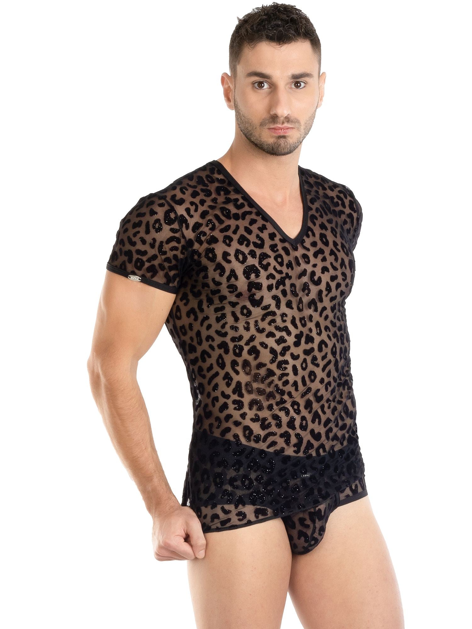 EROS VENEZIANI 7477 Transparentes T-Shirt - noodosz EROS VENEZIANI 7477 Transparentes T-Shirt Eros Veneziani Kleidung & Accessoires:Spezielle Anlässe:Erotik:Herrenunterwäsche nudosz.myshopify.com