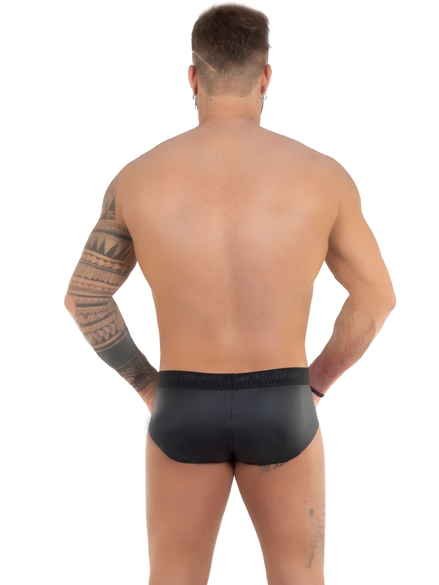 EROS VENEZIANI 7511 PUSH-UP BRIEF - Slip, veganes Leder - noodosz