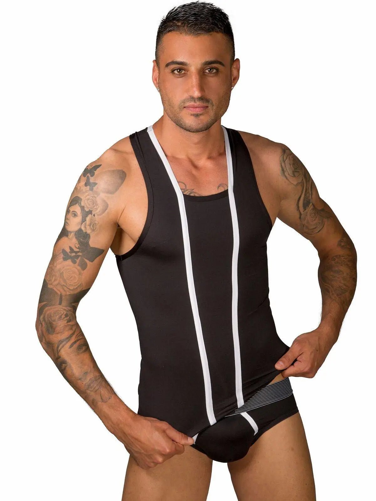 EROS VENEZIANI CB101 Herren Unterhemd - Tank Top Muskelshirt Stringer Gogo - noodosz