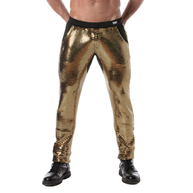 Glitter Pants Gold For Men