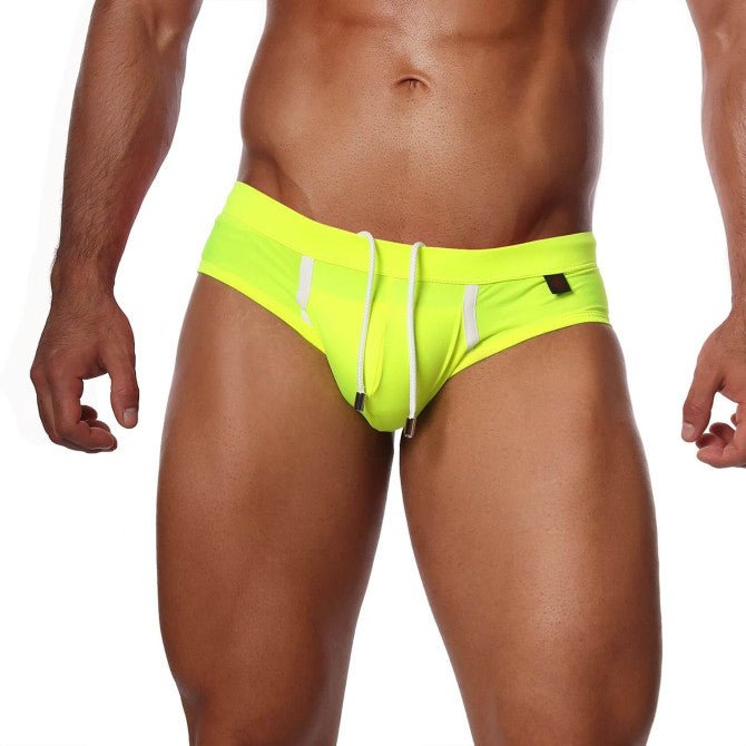 Happy Swim Briefs Neon Yellow - noodosz - TOF Paris - 
