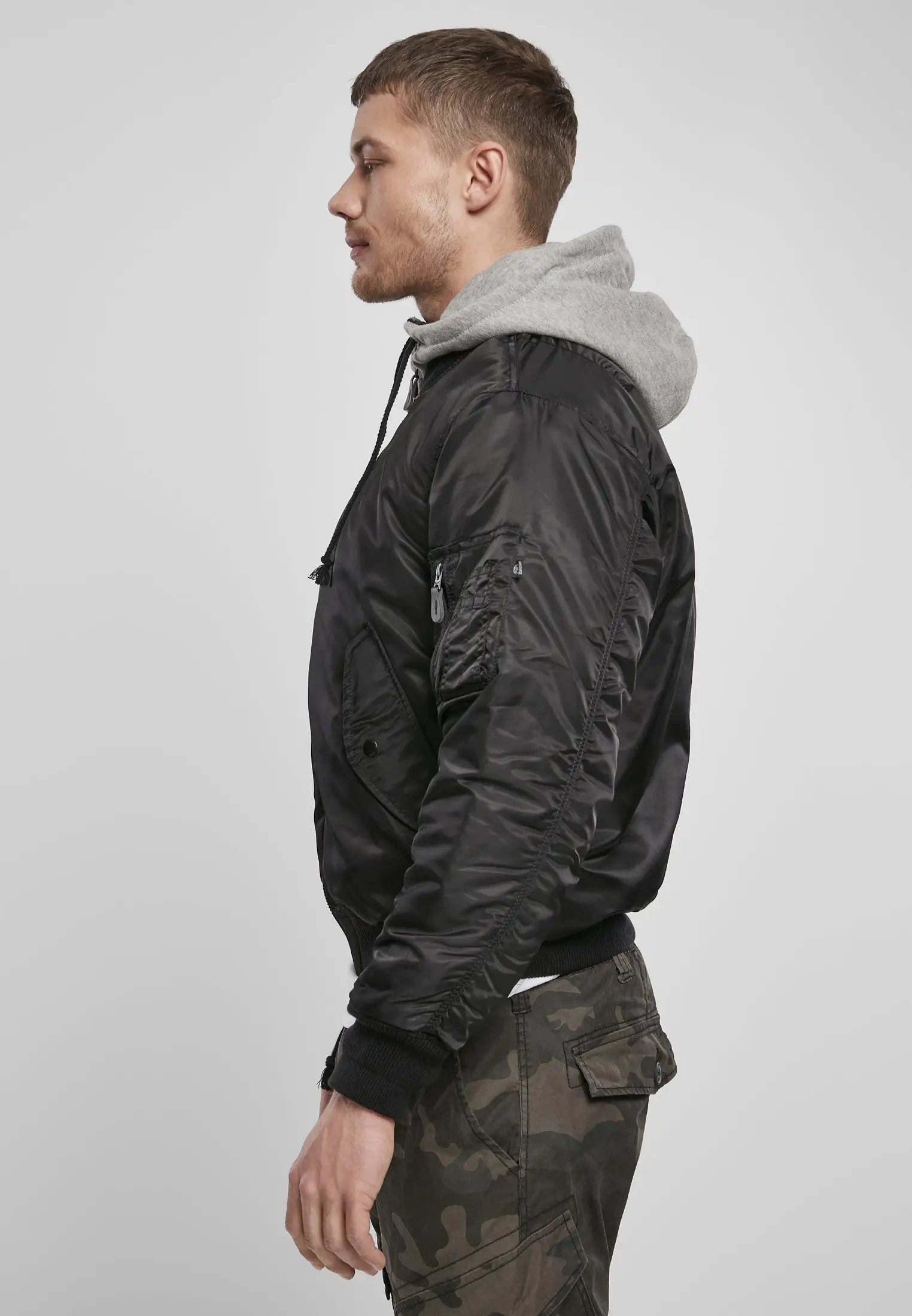 Hooded MA1 Bomber Jacket