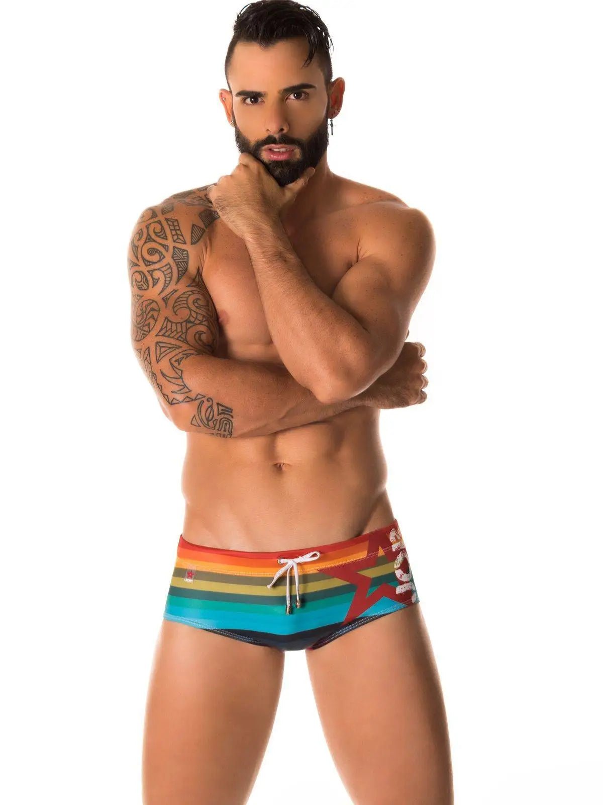 JOR 0208 PRIDE - Herren Badehose Badeslip Swimwear - noodosz JOR 0208 PRIDE - Herren Badehose Badeslip Swimwear Jor Kleidung & Accessoires:Herrenmode:Bademode nudosz.myshopify.com