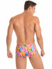 JOR 0285 FIJI - Herren Badehose Badeslip Swimwear Blumen geblümt mit Motiv - noodosz