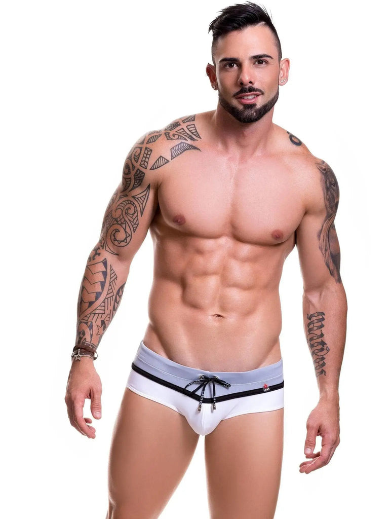 JOR 0425 - Herren Badehose Badeslip Schwimmhose Streifen Swimwear - noodosz JOR 0425 -  Herren Badehose Badeslip Schwimmhose Streifen Swimwear Jor Kleidung & Accessoires:Herrenmode:Bademode nudosz.myshopify.com