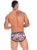 JOR 0645 FUN Herren bedruckte Unterhose mit Motiv - Slip Hipster Brief Unterwäsch - noodosz