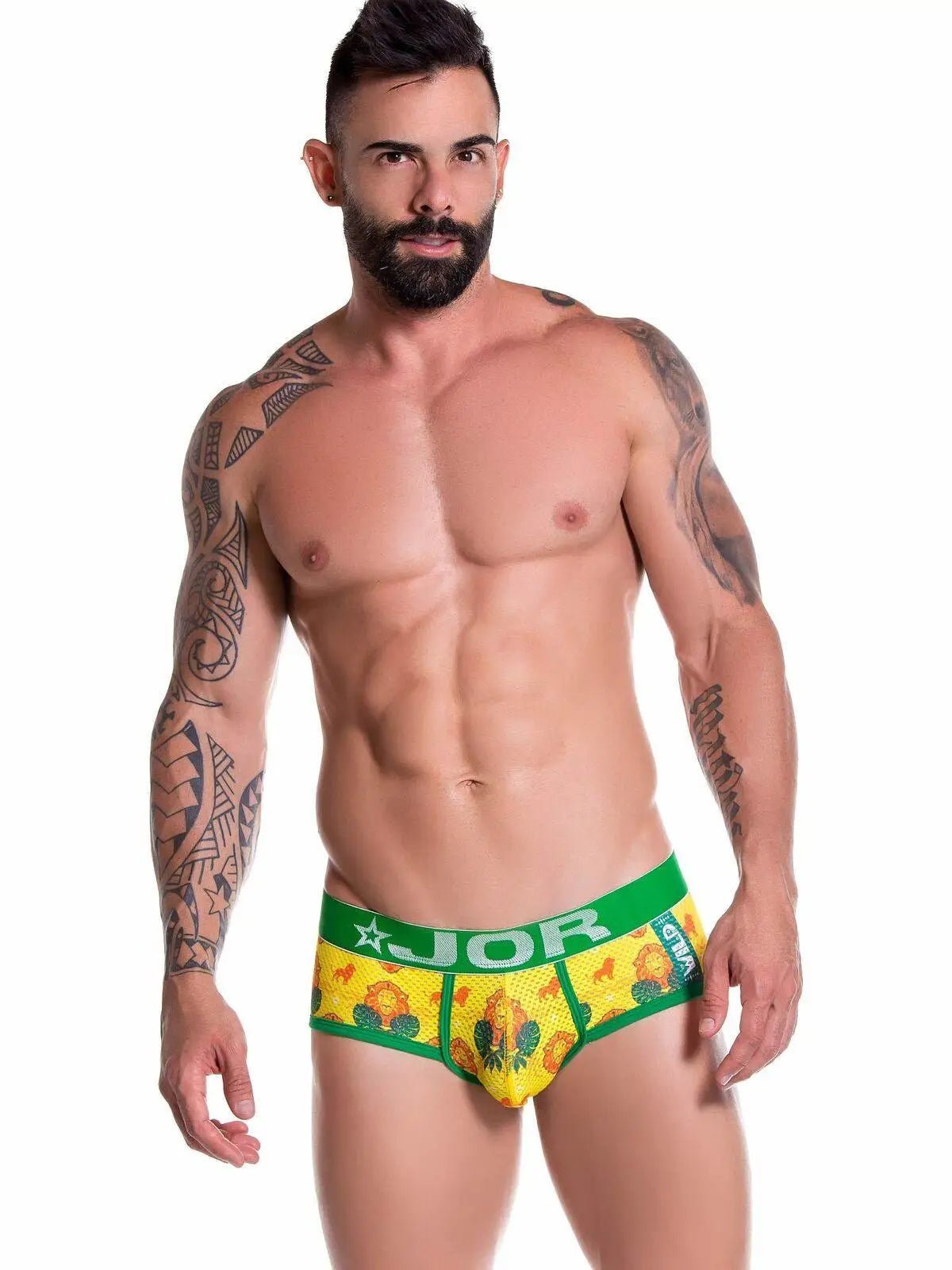 JOR 0741 WILD Herren Slip Unterhose Brief bedruckt mit Motiv bunt Underwear - noodosz JOR 0741 WILD Herren Slip Unterhose Brief bedruckt mit Motiv bunt Underwear Jor product_type nudosz.myshopify.com