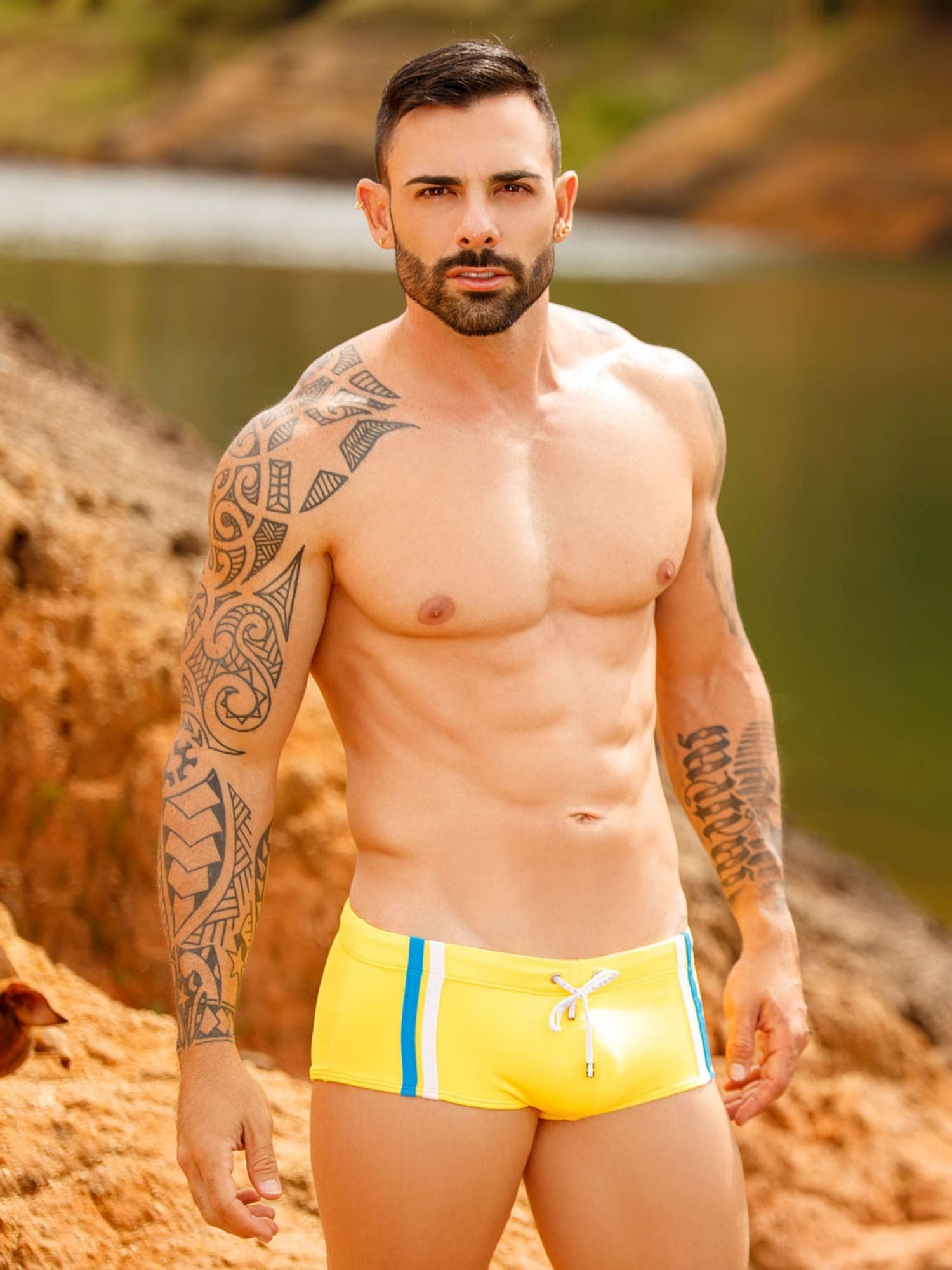 JOR 1020 CAPRI Badehose, Badeboxer mit Streifen - noodosz - Jor - Kleidung & Accessoires:Herren:Herrenmode:Bademode JOR 1020 CAPRI Badehose, Badeboxer mit Streifen Jor Kleidung & Accessoires:Herren:Herrenmode:Bademode nudosz.myshopify.com