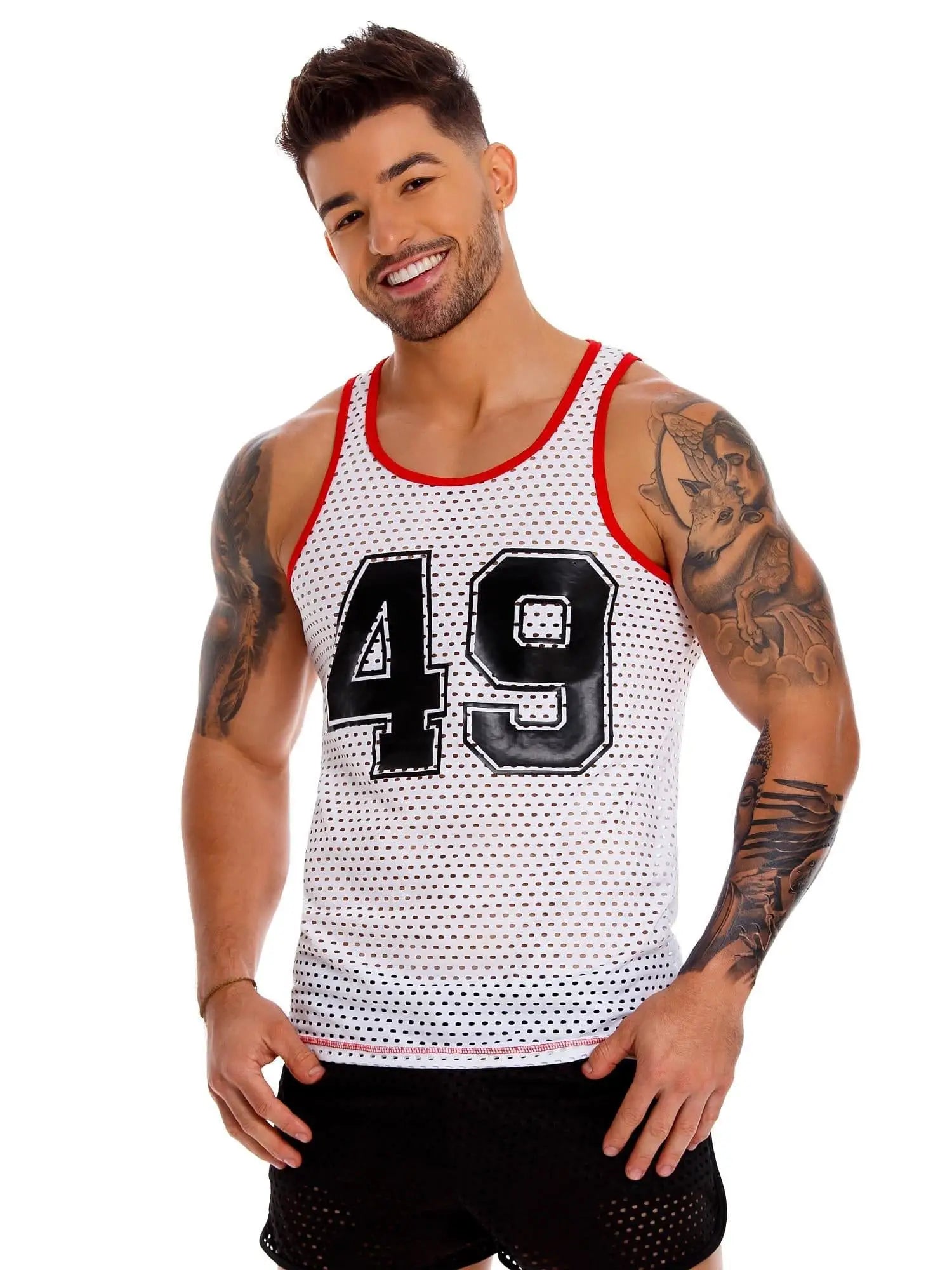 JOR 1100 RANGERS Mesh Fish Net Tank Top Stringer Fitness Muscleshirt - noodosz JOR RANGERS 1100 Mesh Fish Net Tank Top Jor Kleidung & Accessoires:Herren:Herrenmode:Fitnessmode:Sporttops nudosz.myshopify.com