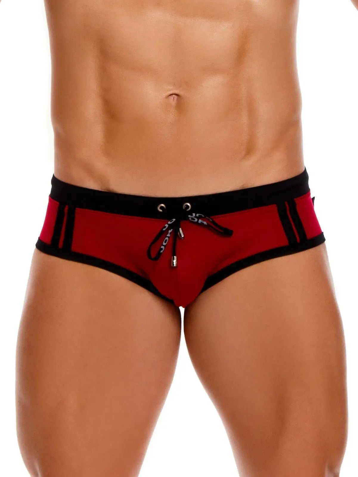 JOR 1139 SPORT Herren Badehose Badeslip Schwimmhose Streifen Hipster - noodosz