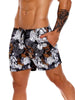 JOR 1160 WILL Boardshorts Blumen Badeshorts Badehose Surfershorts bedruckt Motiv - noodosz