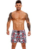 JOR 1164 DETROIT Boardshorts Badeshorts Surfershorts bedruck Skull Totenkopf - noodosz