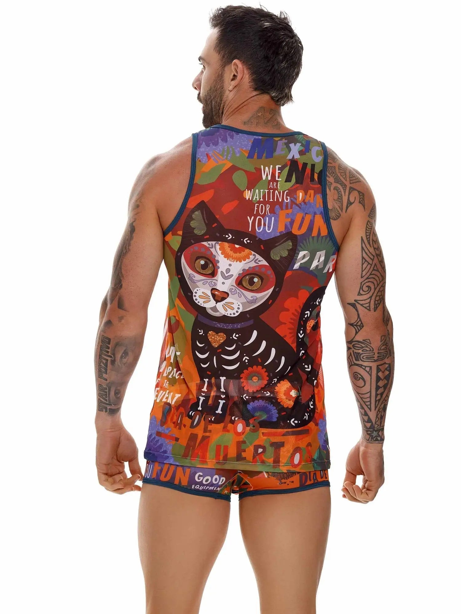 JOR 1647 DF bedrucktes Tank Top - noodosz JOR 1647 DF bedrucktes Tank Top Jor Kleidung & Accessoires:Herren:Herrenmode:Shirts & Hemden:T-Shirts nudosz.myshopify.com