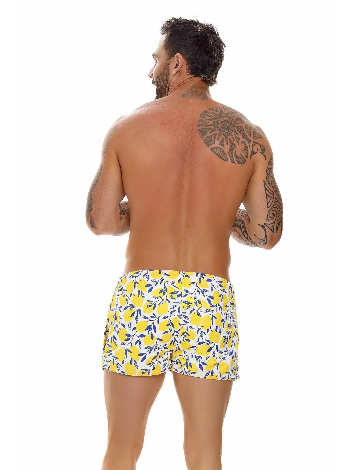 JOR 1684 LEMONS MINI Badeshorts Surfershorts bedruckt Motiv - noodosz JOR 1684 LEMONS MINI Badeshorts Surfershorts bedruckt Motiv Jor Kleidung & Accessoires:Herren:Herrenmode:Bademode nudosz.myshopify.com