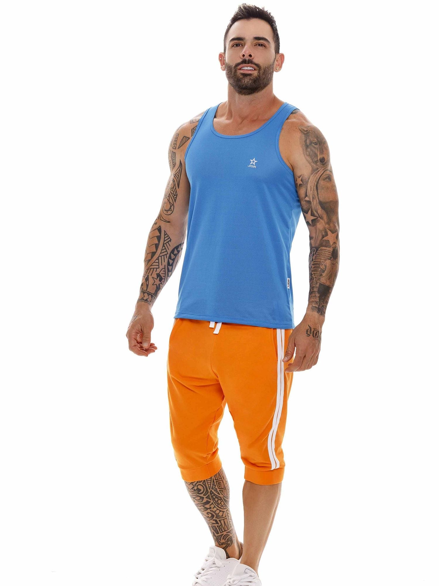 JOR 1693 TITANIC Tank Top Trainingsshirt, Blue - noodosz JOR 1693 TITANIC Tank Top Trainingsshirt, Blue Jor Kleidung & Accessoires:Herrenmode:Fitnessmode:Sporttops nudosz.myshopify.com