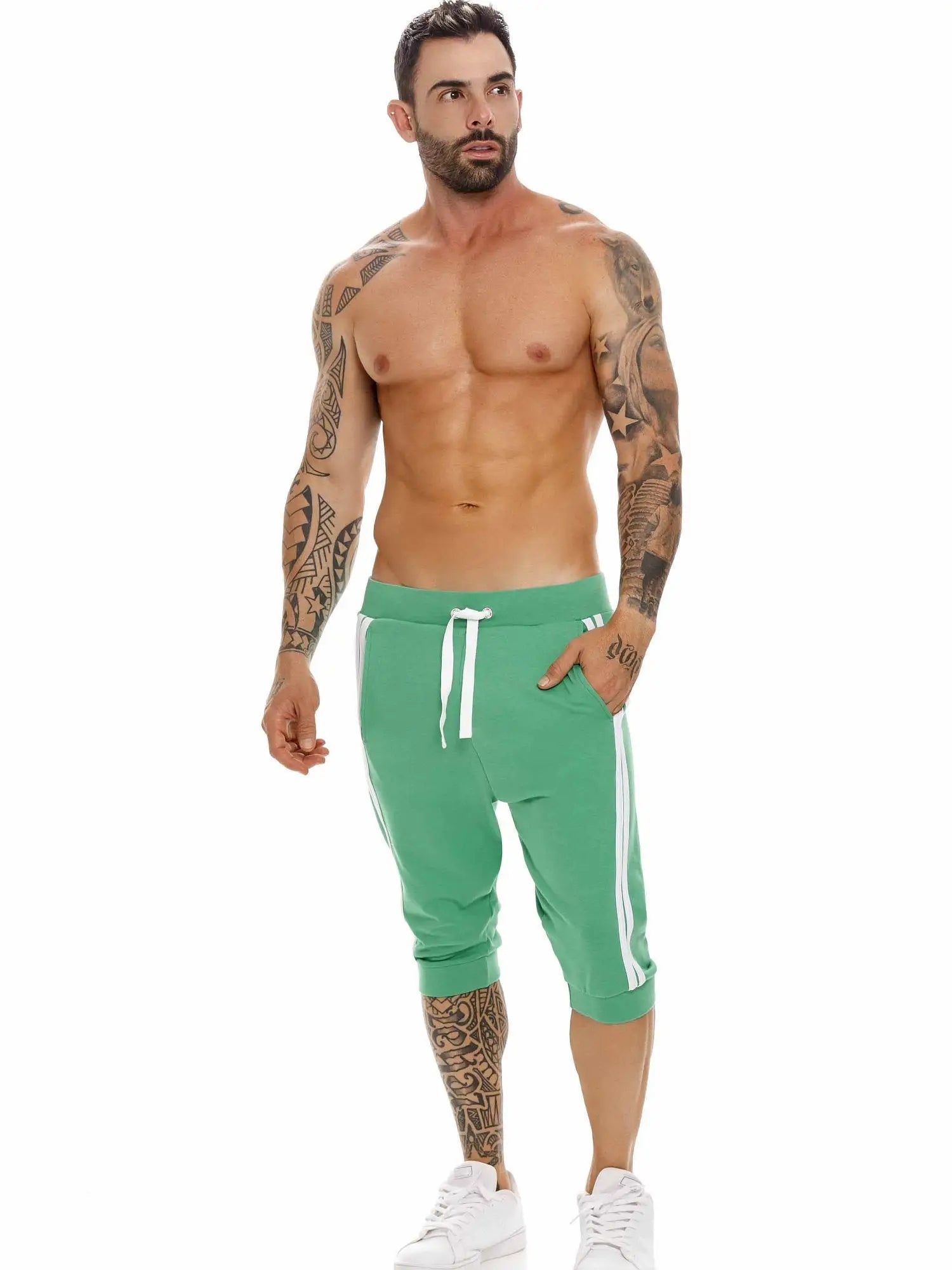 JOR 1695 RIO Sporthose 3/4 Jogginghose Sweatpants - noodosz JOR 1695 RIO  Sporthose 3/4 Jogginghose Sweatpants Jor Kleidung & Accessoires:Herren:Herrenmode:Fitnessmode:Kurze Sporthosen nudosz.myshopify.com