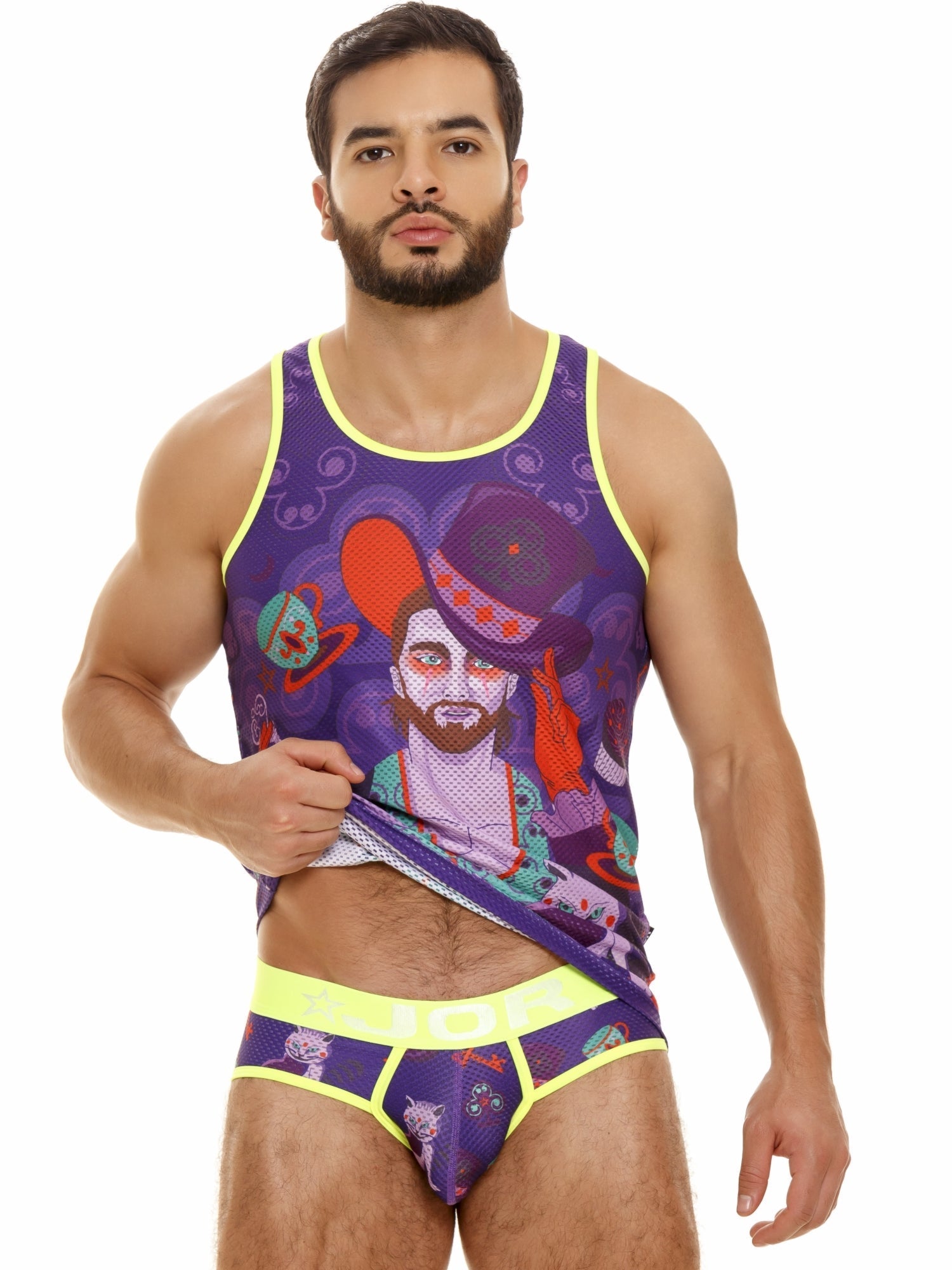 JOR 1779 WONDERLAND bedrucktes Tank Top - noodosz JOR 1779 WONDERLAND  bedrucktes Tank Top Jor Kleidung & Accessoires:Herren:Herrenmode:Shirts & Hemden:T-Shirts nudosz.myshopify.com