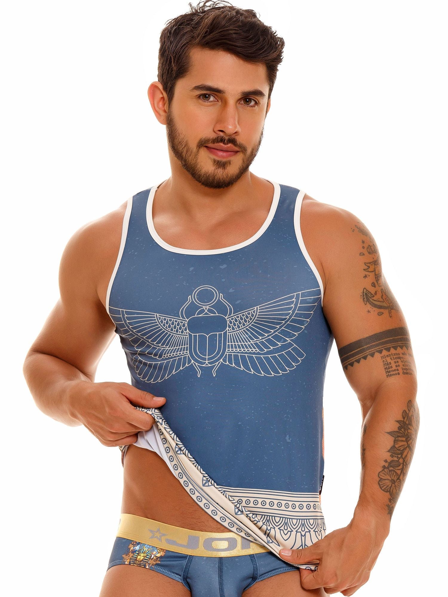 JOR 1884 LUXOR TANK - Top bedruckt - noodosz JOR 1884 LUXOR TANK - Top bedruckt Jor Kleidung & Accessoires:Herren:Herrenmode:Shirts & Hemden:T-Shirts nudosz.myshopify.com
