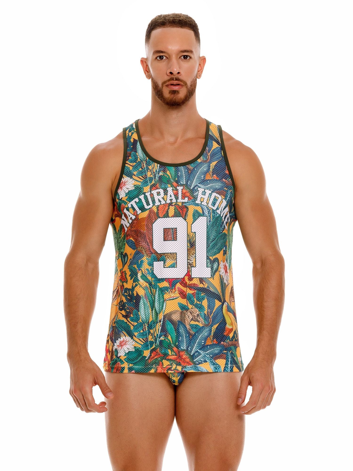 JOR 1985 TROPICAL TANK - Top bedruckt - noodosz - Jor - Kleidung & Accessoires:Herren:Herrenmode:Shirts & Hemden:T - Shirts JOR 1985 TROPICAL TANK - Top bedruckt Jor Kleidung & Accessoires:Herren:Herrenmode:Shirts & Hemden:T-Shirts nudosz.myshopify.com