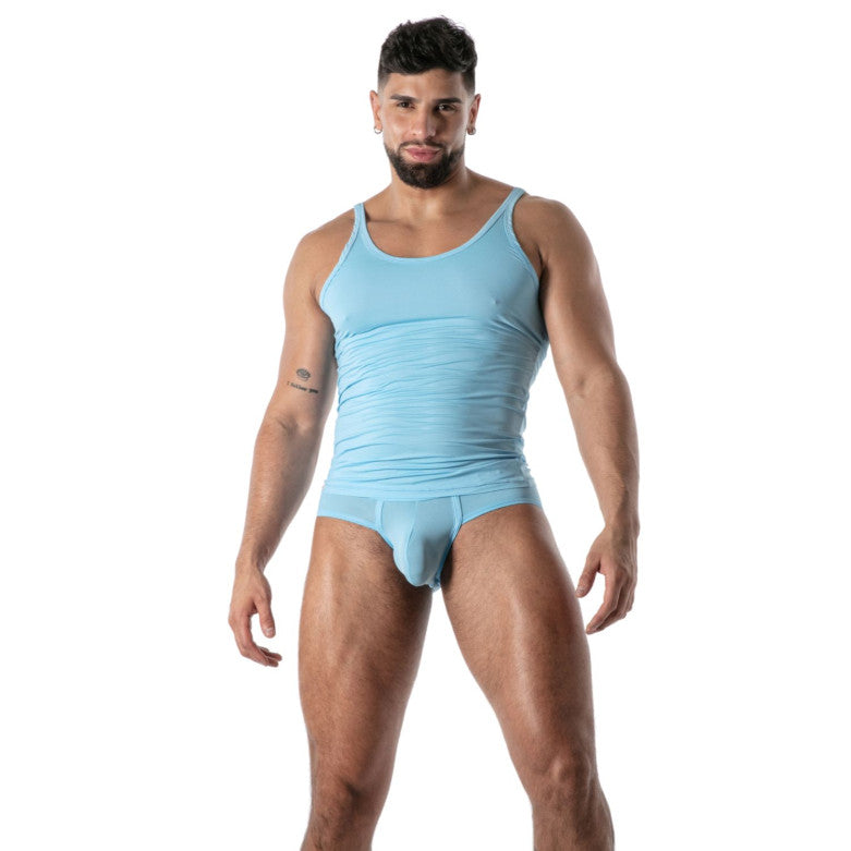 Mon Amour Microfiber Tank Top Blue