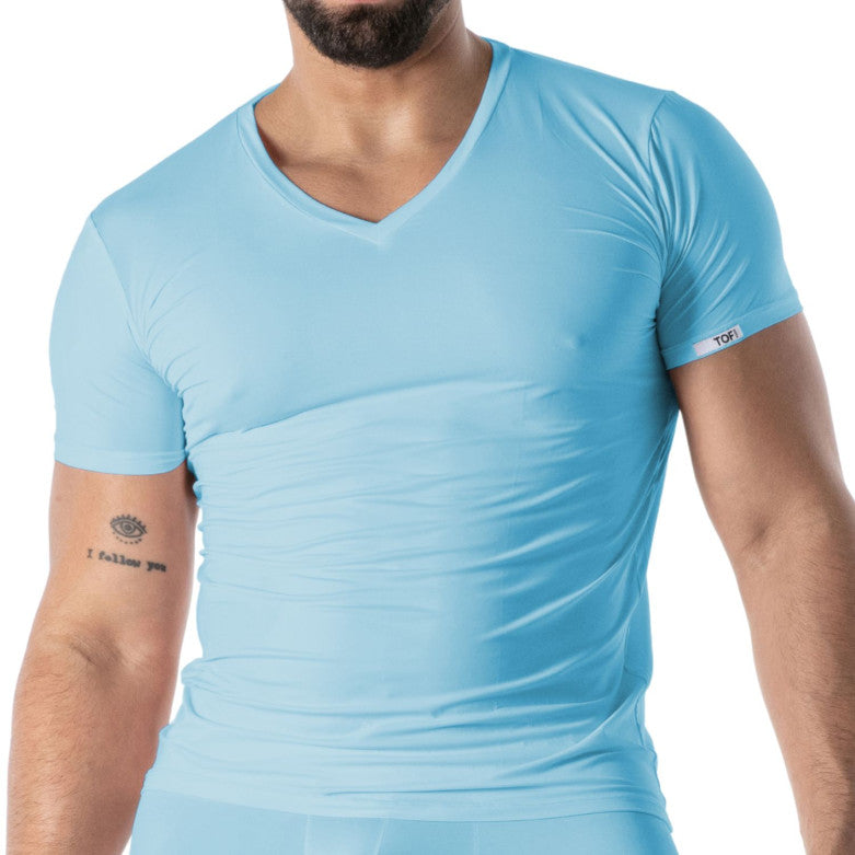 Mon Amour Microfiber T-Shirt Blue