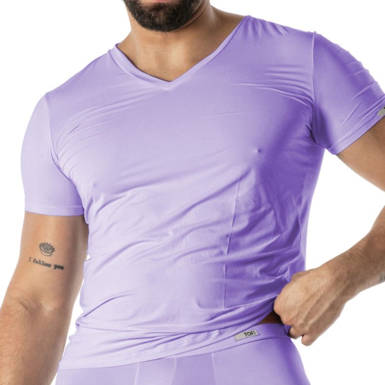 Mon Amour Microfiber T-Shirt Purple - noodosz - TOF Paris - 