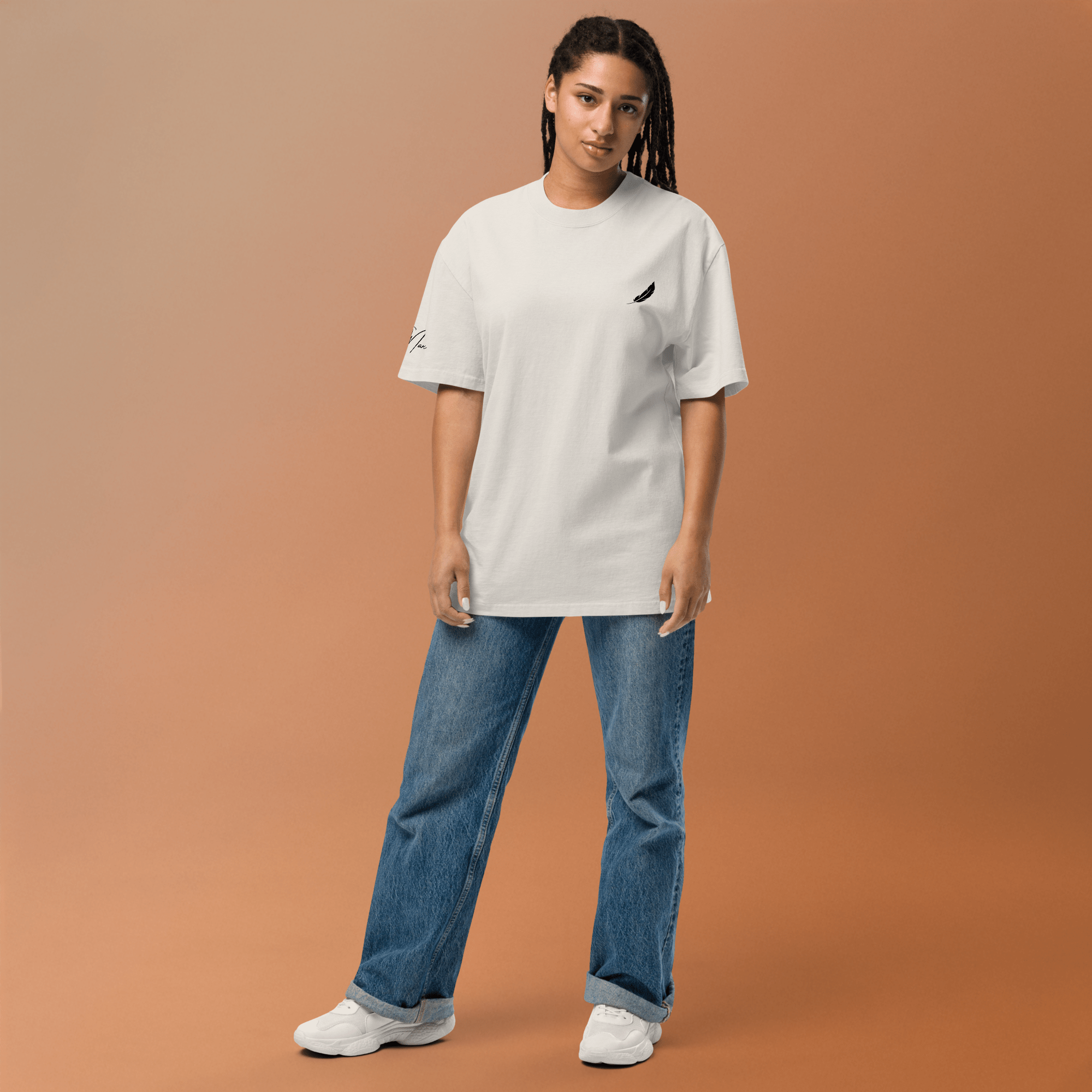 Oversized T-Shirt "LEARNING-DYING"