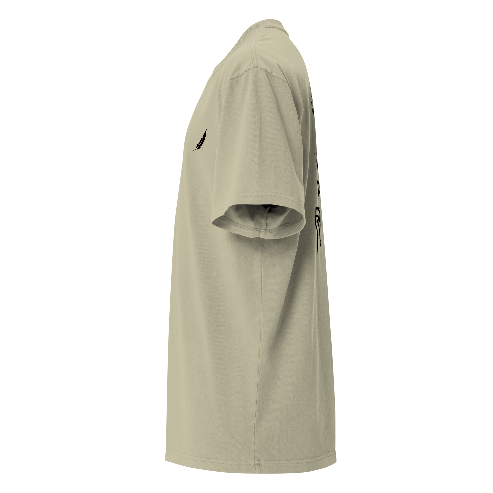 Oversized T-Shirt "LEARNING-DYING"