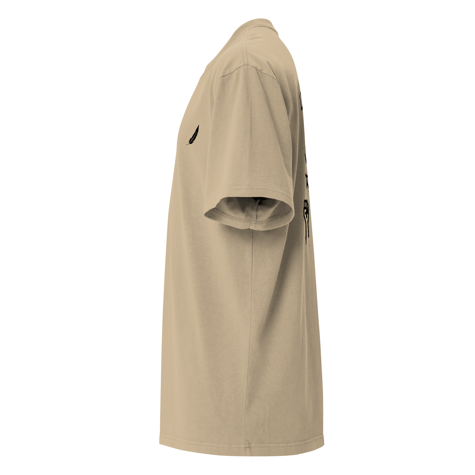 Oversized T-Shirt "LEARNING-DYING"