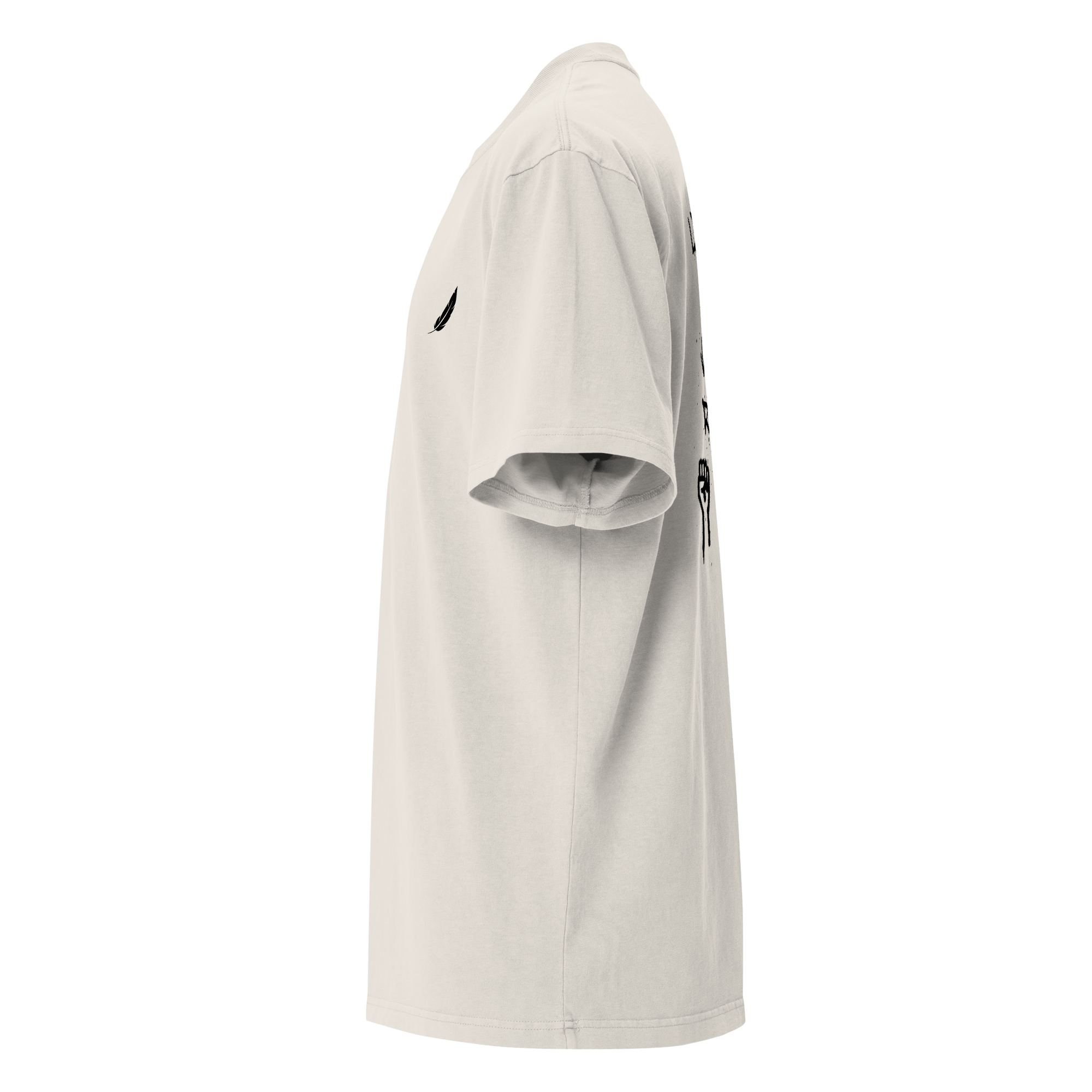 Oversized T-Shirt "LEARNING-DYING"