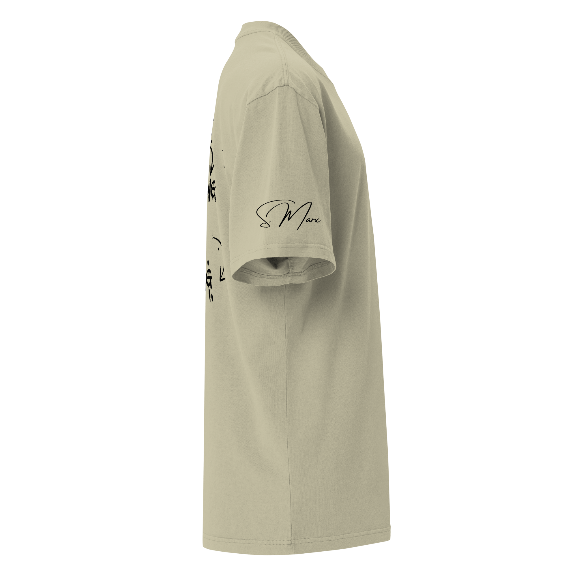 Oversized T-Shirt "LEARNING-DYING"