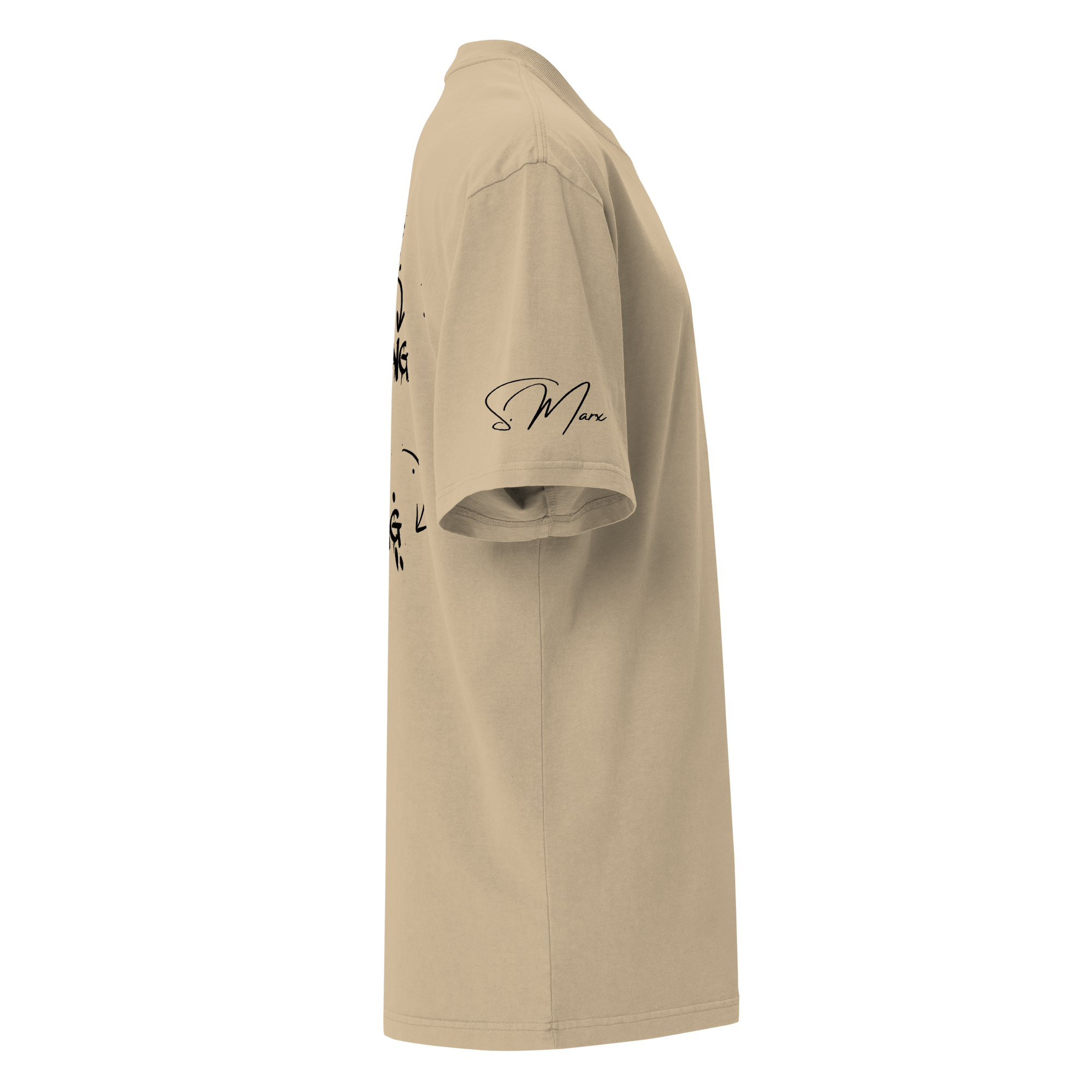 Oversized T-Shirt "LEARNING-DYING"