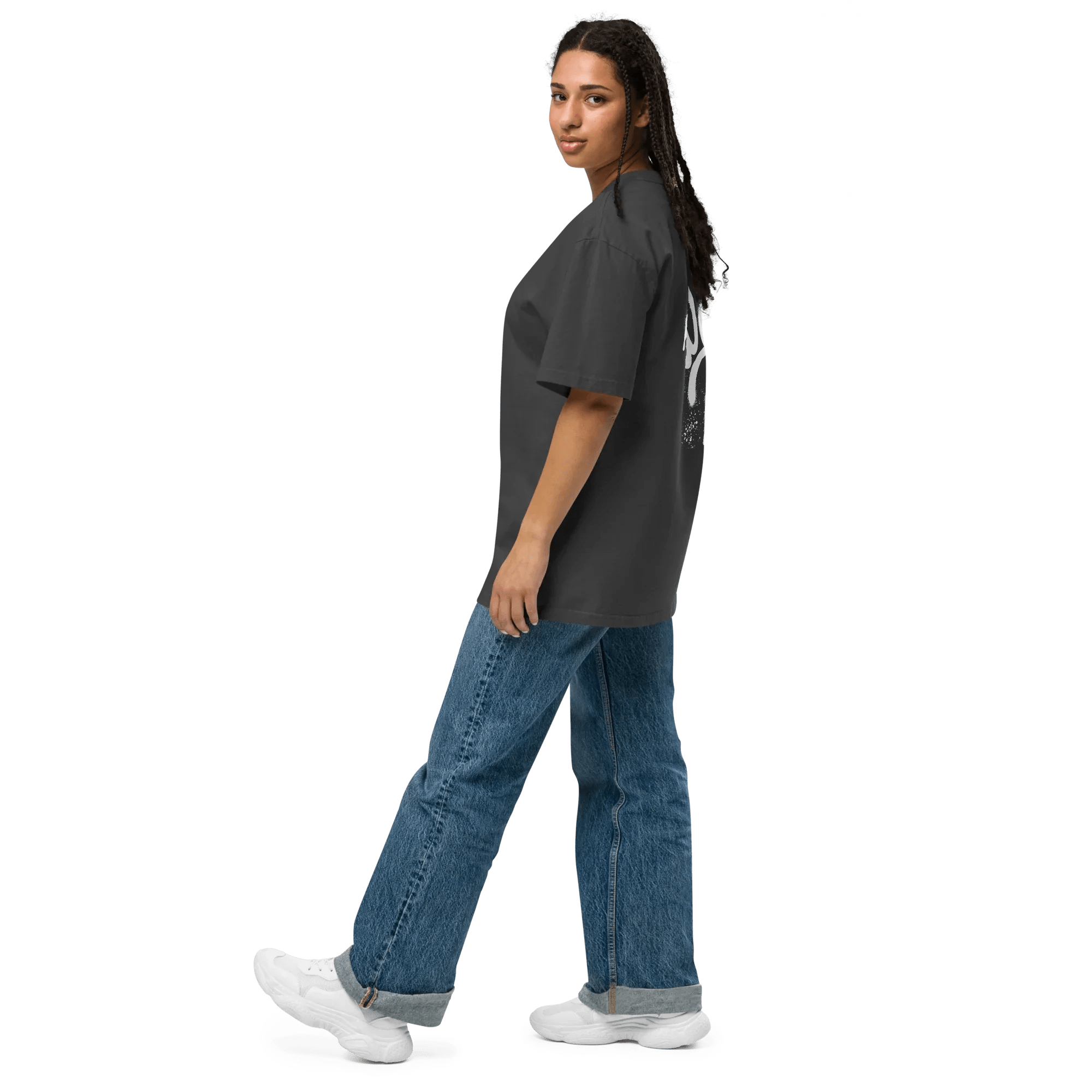 Oversized T-Shirt "Spray Peace", backprint