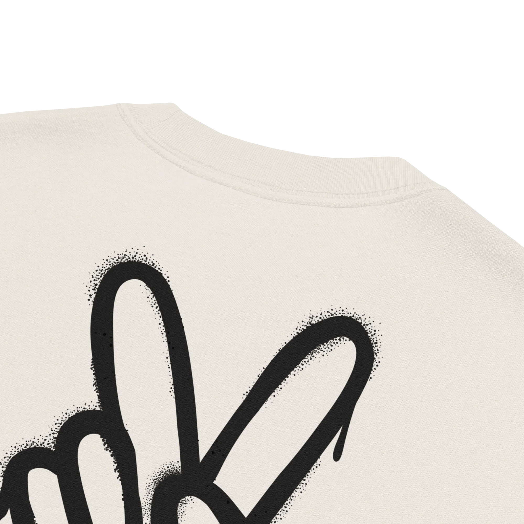 Oversized T-Shirt "Spray Peace", backprint