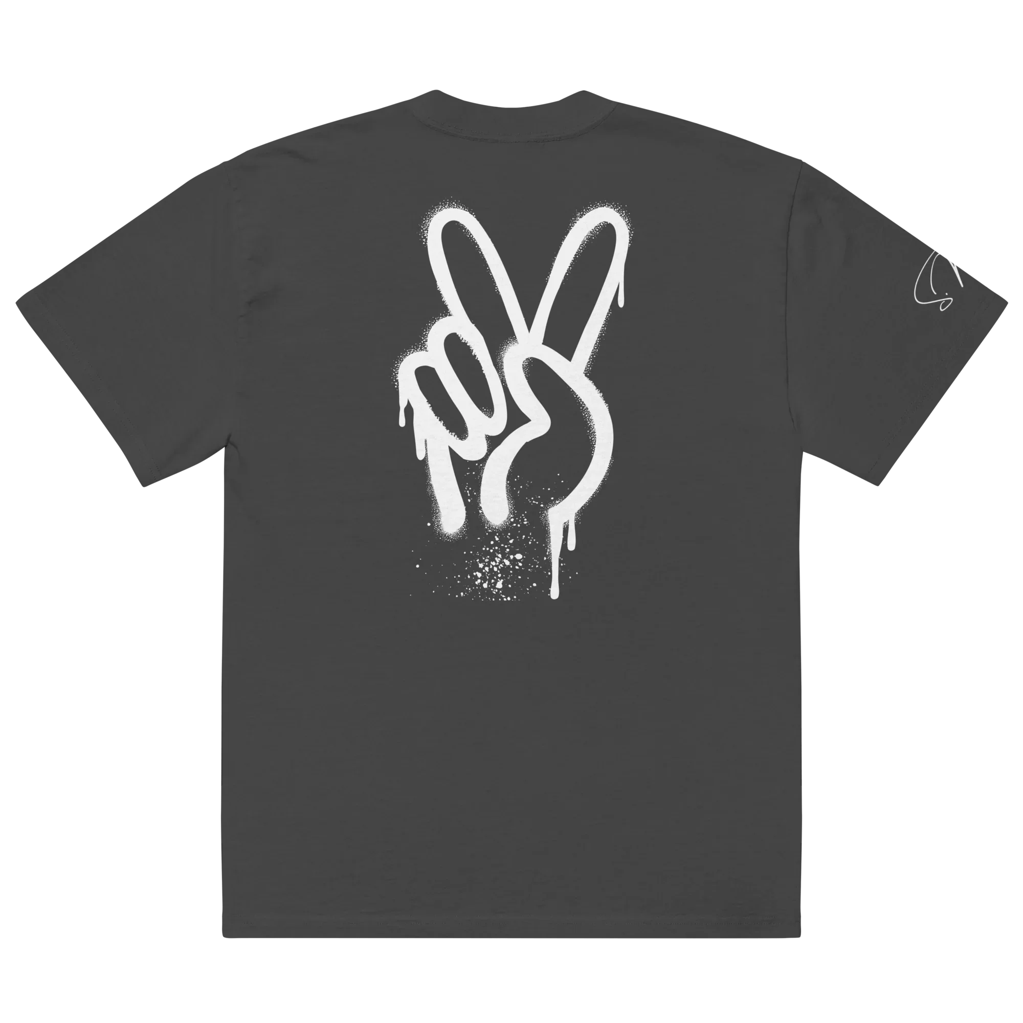Oversized T-Shirt "Spray Peace", backprint