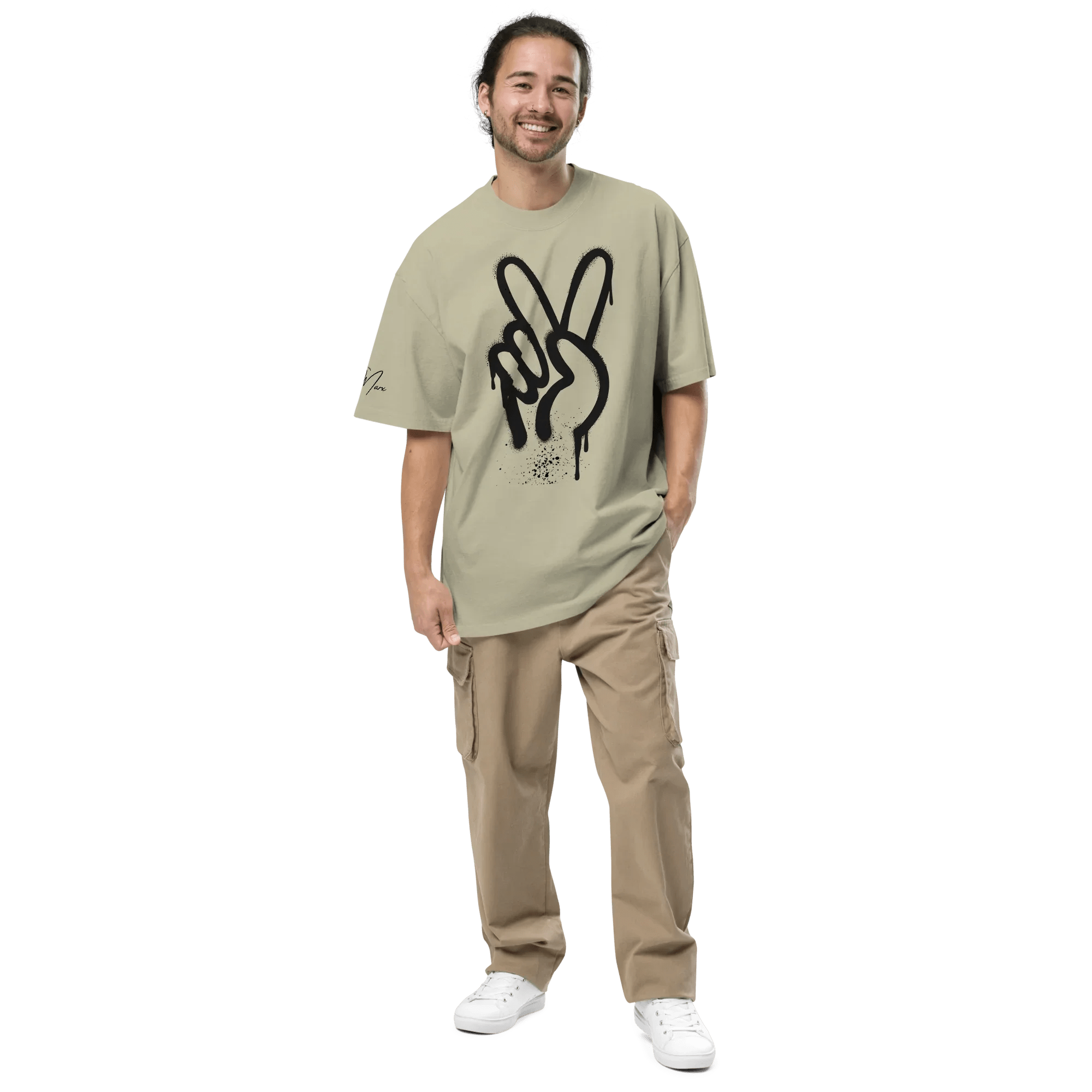 Oversized T-Shirt "Spray Peace"