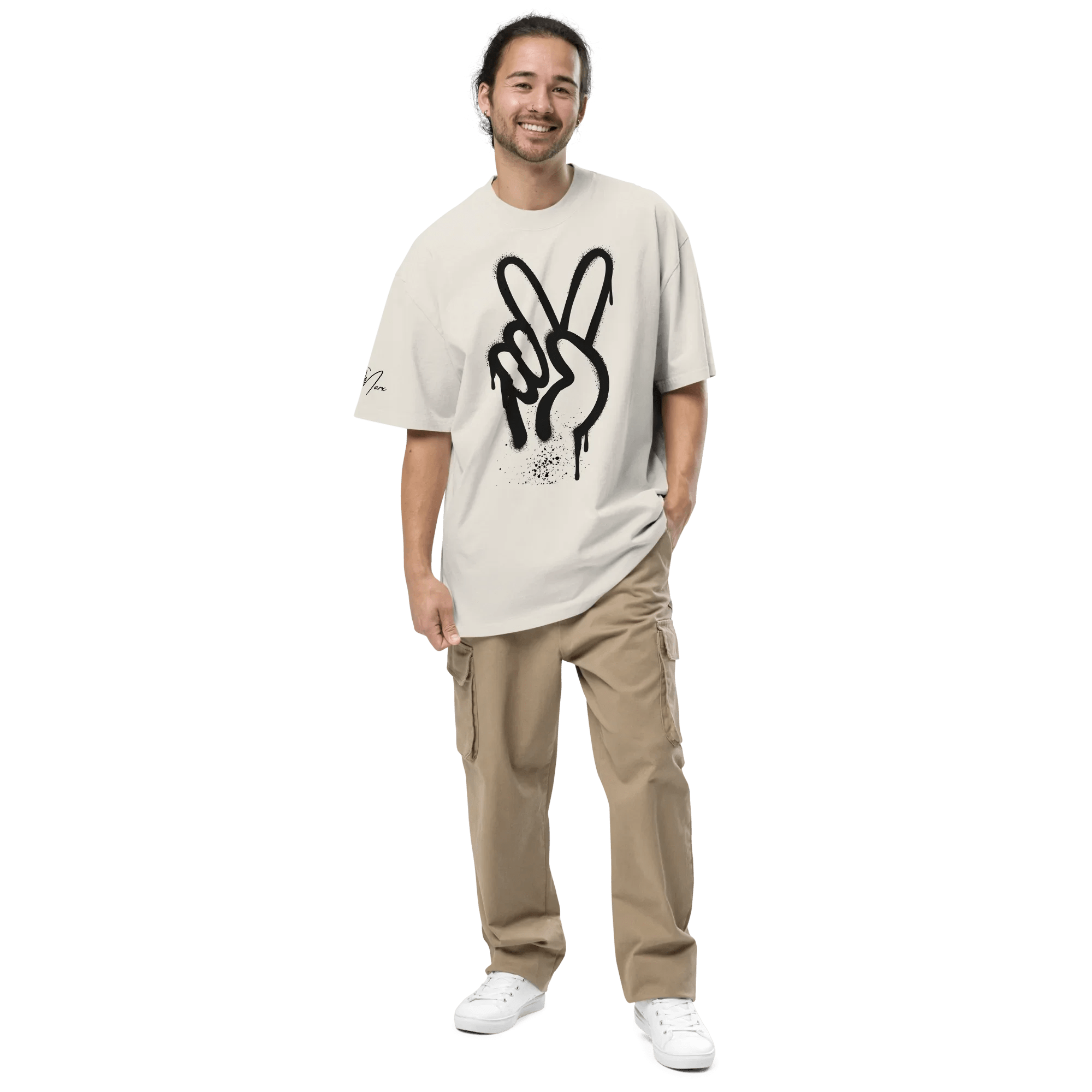 Oversized T-Shirt "Spray Peace"