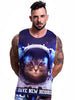 JOR 0470 GALACTIC TANK TOP, Clubshirt mit Motiv Jor Kleidung & Accessoires:Herren:Herrenmode:Shirts & Hemden:T-Shirts nudosz.myshopify.com